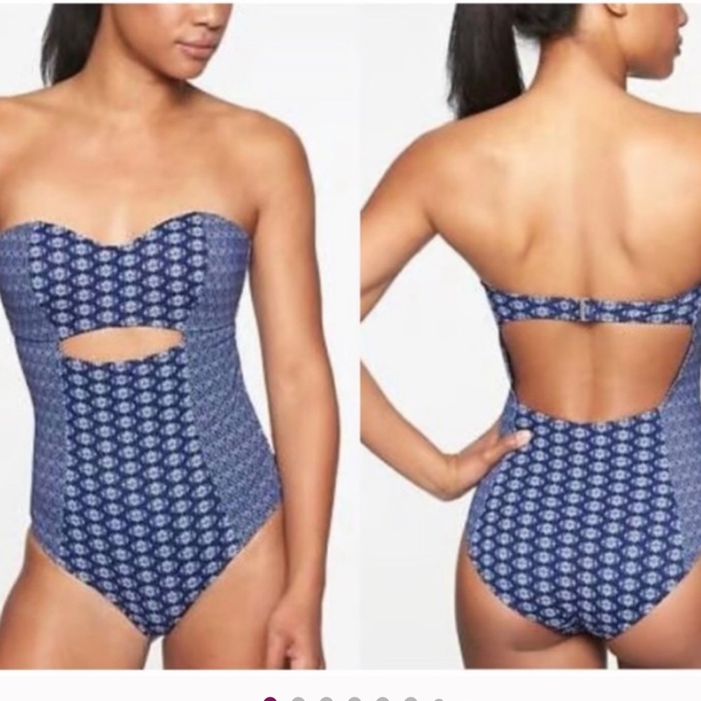 Athleta Tangier CutOut One-Piece Swimsuit, S